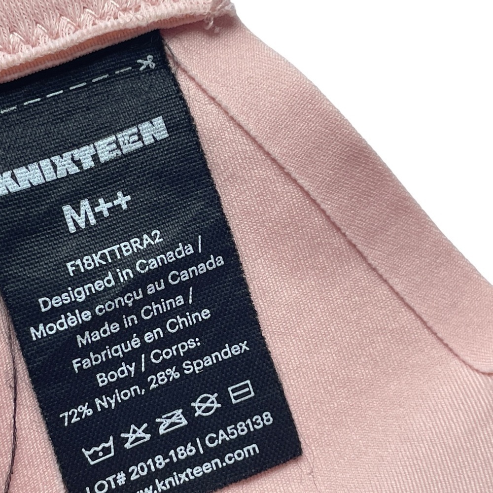 Knixteen Knix Teen Bra Fiona T-Shirt Pink Sz. M++ 32"-34" DD/E - Picture 5 of 8